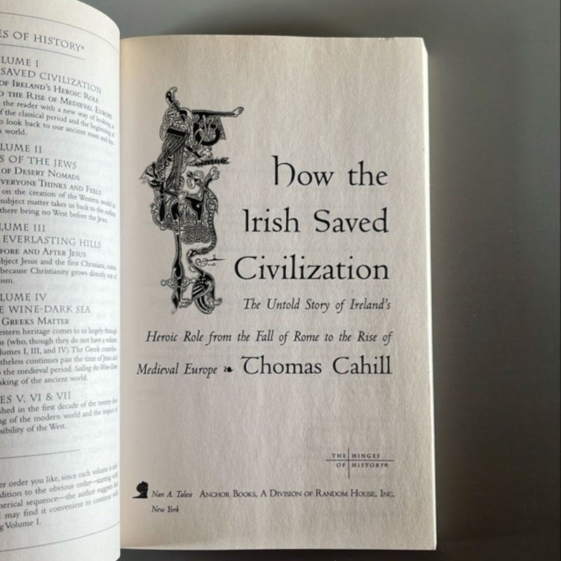 How the Irish Saved Civilization