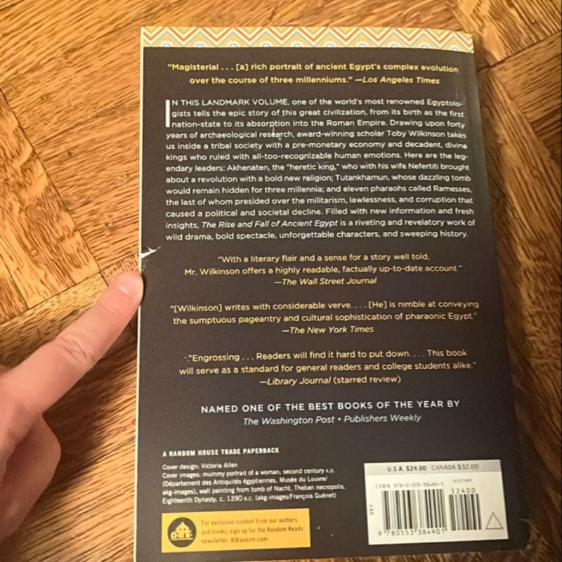 The Rise and Fall of Ancient Egypt by Toby Wilkinson