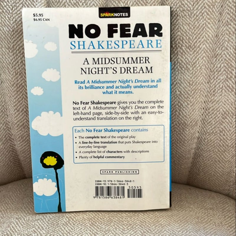 A Midsummer Night's Dream (No Fear Shakespeare)