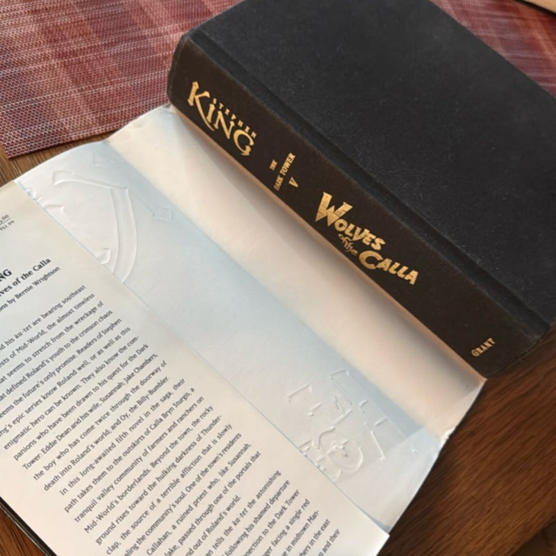 Wolves of the Calla 1st edition, 1st printing