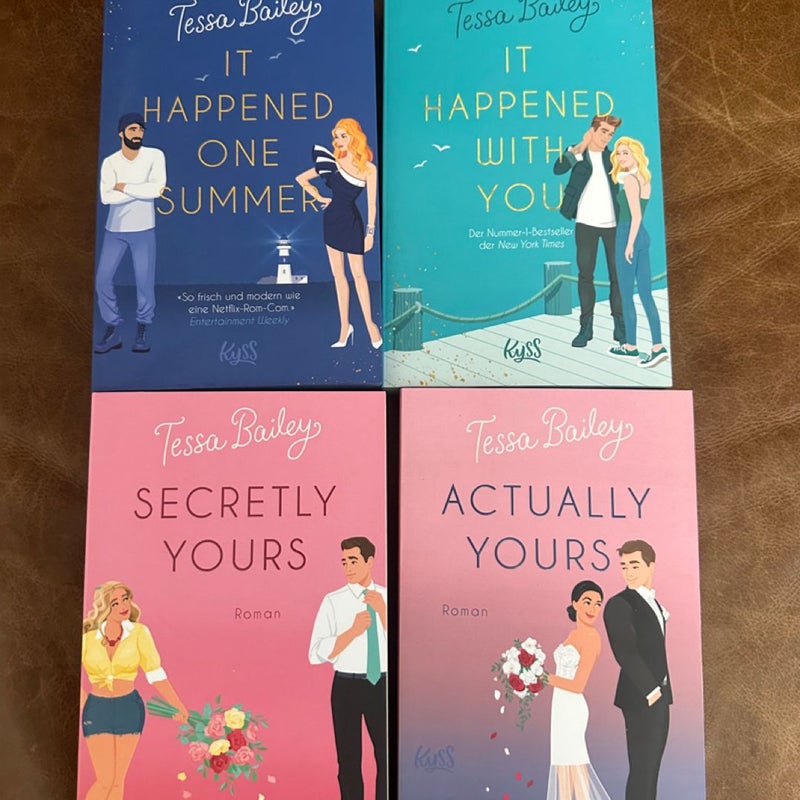 Tessa Bailey special edition set it happened one summer secretly yours