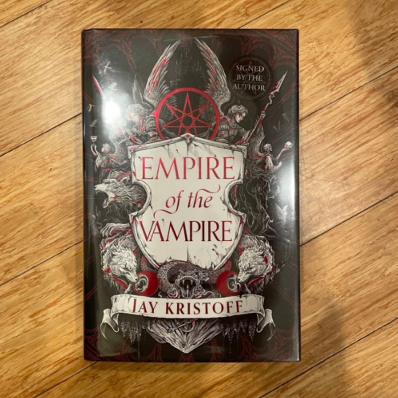 Empire of the Vampire Waterstones signed Sprayed edges edition