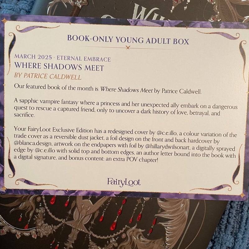 Where Shadows Meet (Fairyloot Edition)