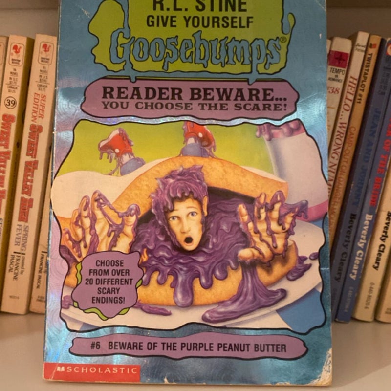 Beware of the Purple Peanut Butter   Goosebumps