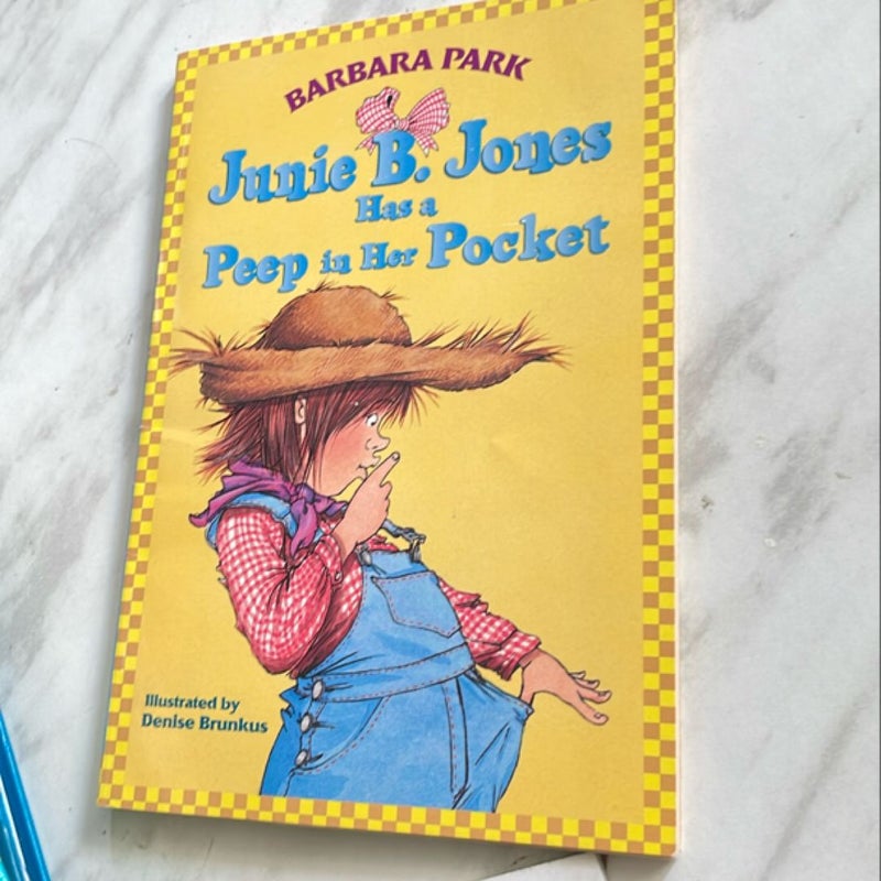 Junie B. Jones has a peep in her pocket 