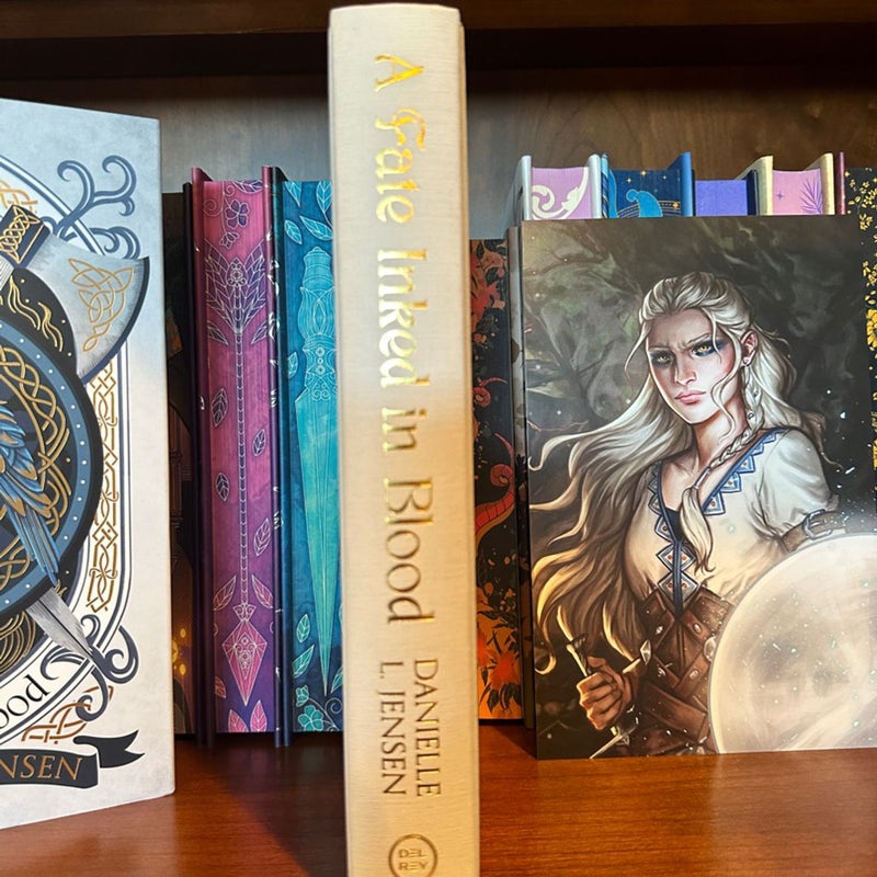 A Fate Inked in Blood Danielle Jensen Fairyloot Special Edition