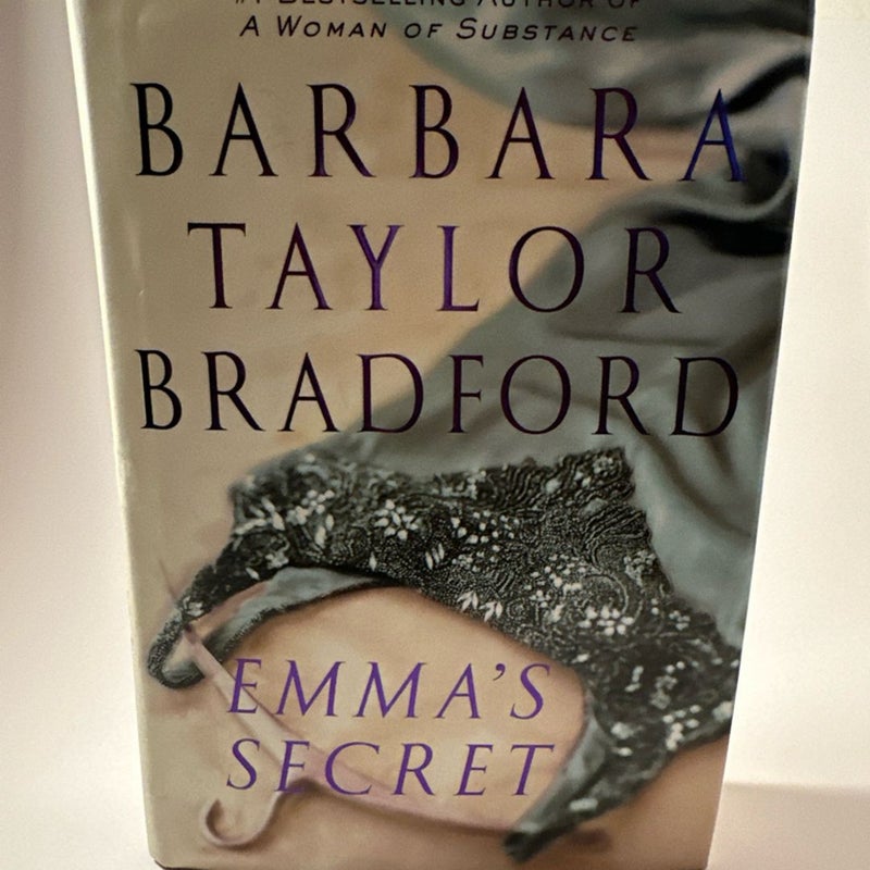 Emma's Secret by Barbara Taylor Bradford First Edition Very Good HC Pre-owned