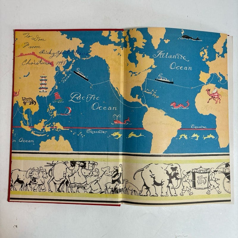 Adventures In Geography written and illustrated by Gertrude Alice Kay, VTG HC