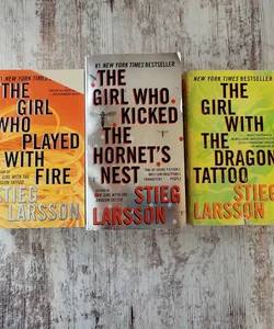 The Girl with the Dragon Tattoo, The Girl Who Kicked the Hornet's Nest, and The Girl Who Played with Fire