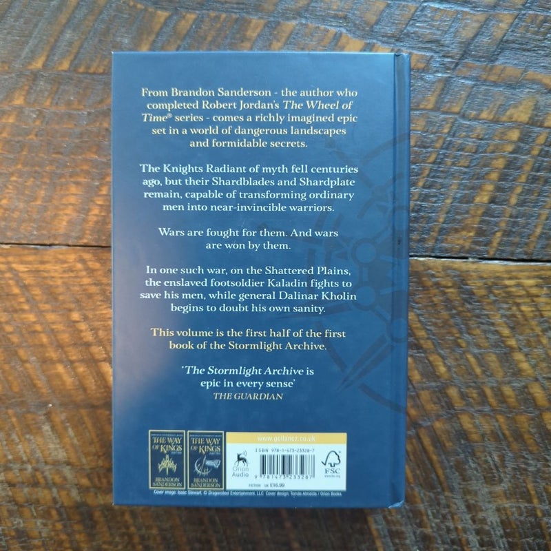 The Way of Kings Part One - 1st Edition/1st Printing