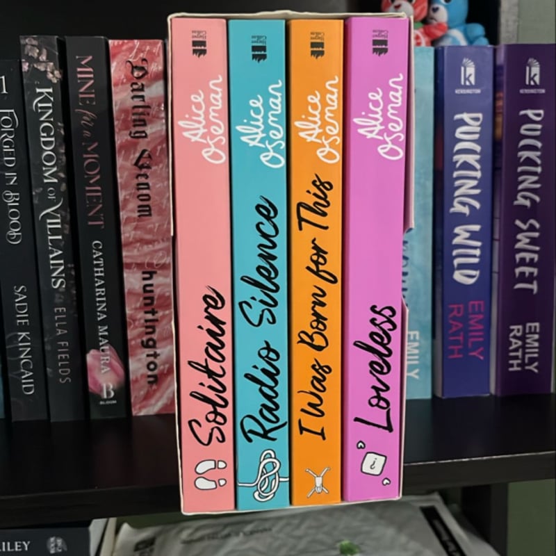 Alice Oseman Four-Book Collection Box Set (Solitaire, Radio Silence, I Was Born for This, Loveless)