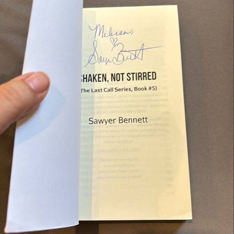 Shaken Not Stirred (signed)