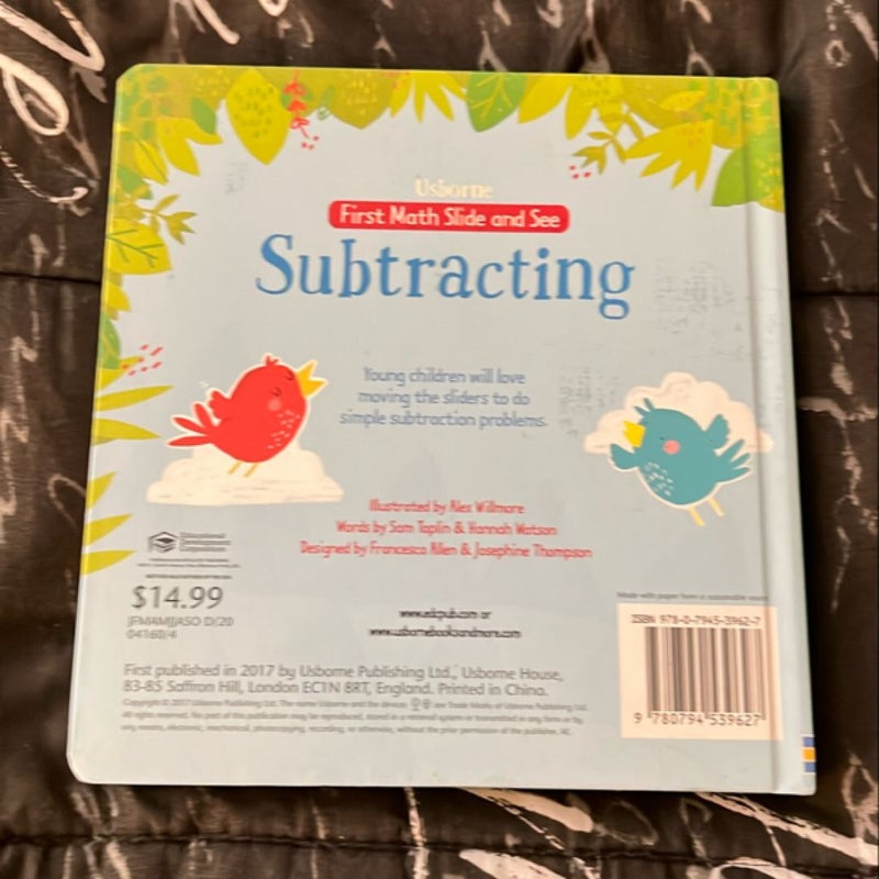 Slide and See Taking Away Subtracting