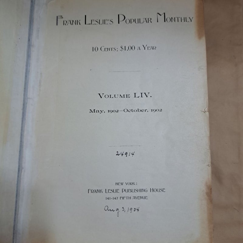 Frank Leslie's Popular Monthly Volume LIV