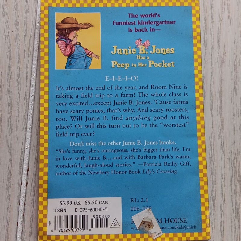 Junie B. Jones #15: Junie B. Jones Has a Peep in Her Pocket