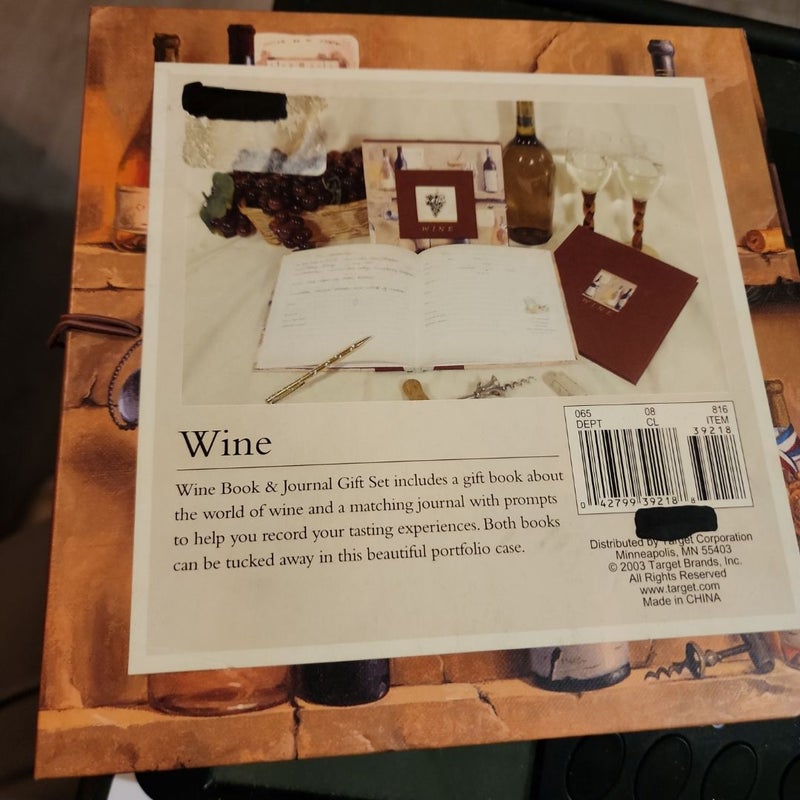 Wine book and journal kit