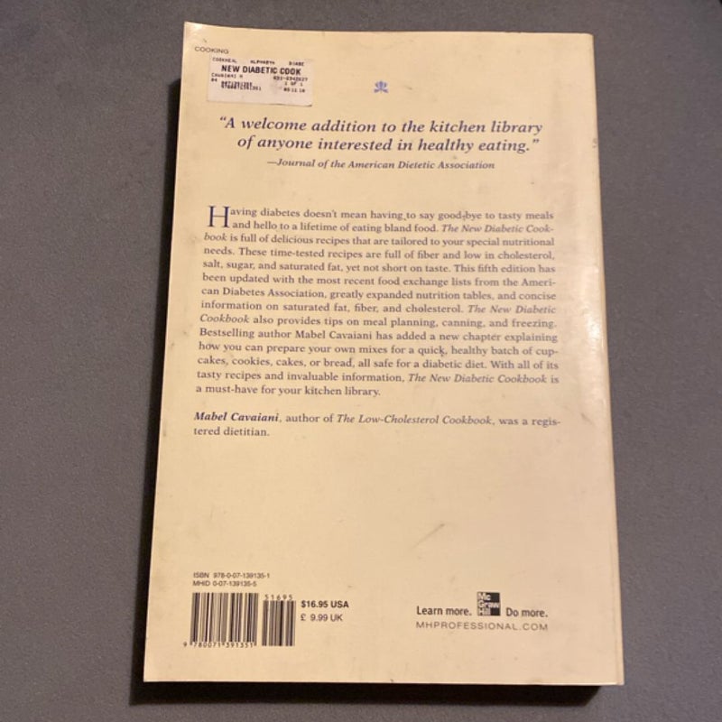 The New Diabetic Cookbook, Fifth Edition