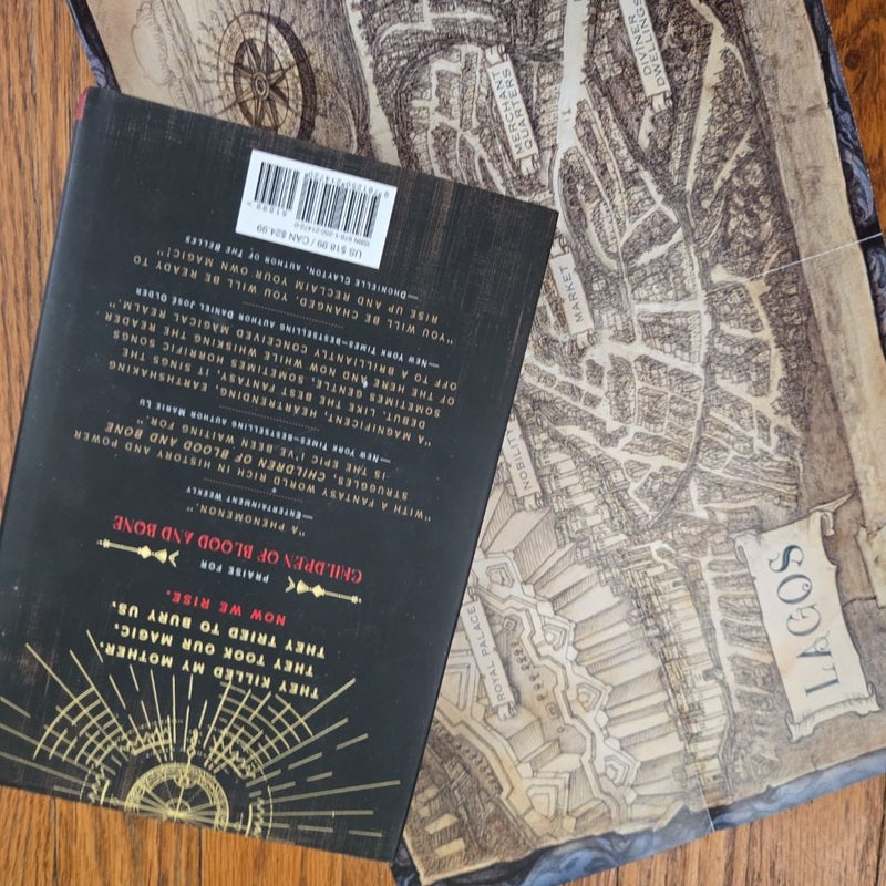 SIGNED +map Children of Blood and Bone 
