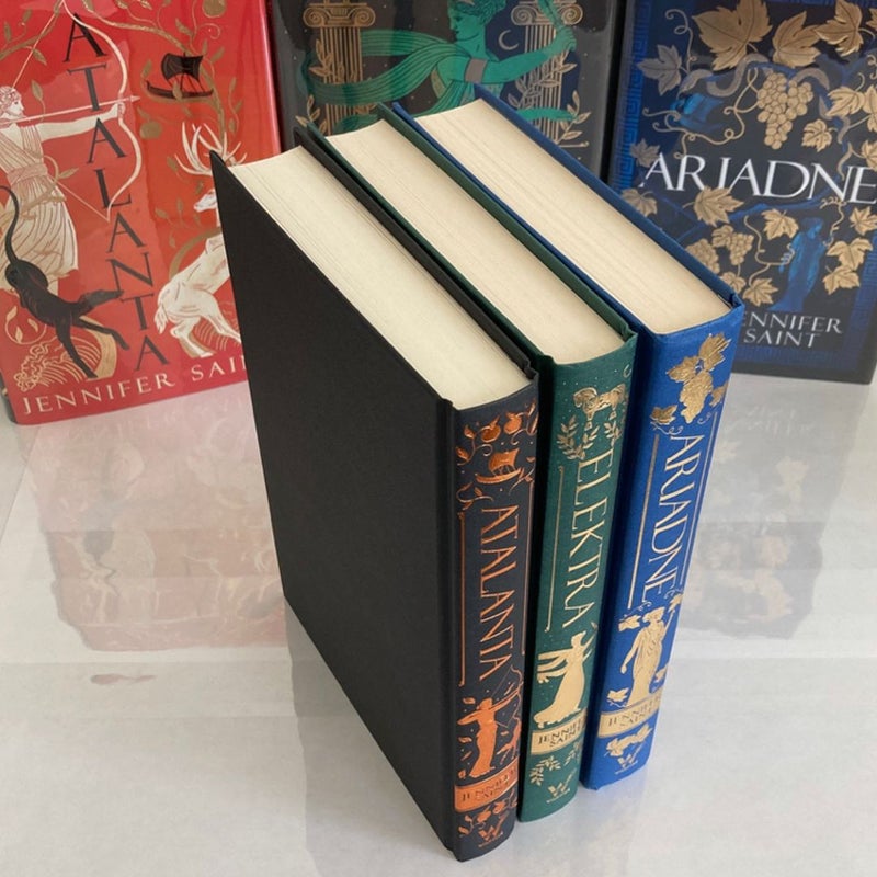 Waterstones Ariadne, Elektra & Atalanta SIGNED First Editions 1st Printings