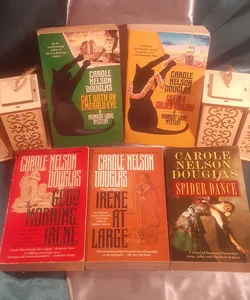 5 Mysteries by Carole Nelson DouglasMidnight Louie & Irene Adler Series lot