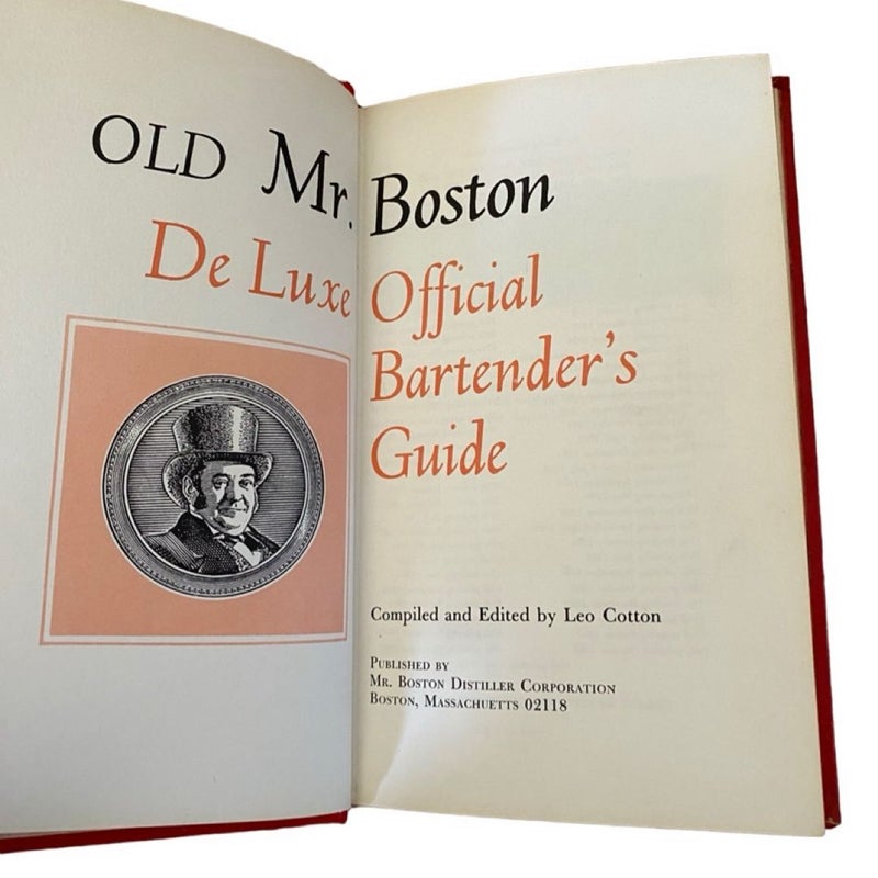 Old Mr. Boston Deluxe Official Bartender's Guide