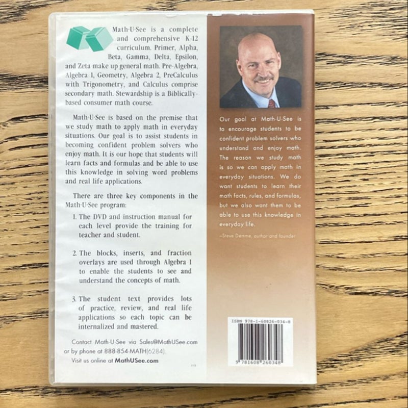 Algebra 1 Instruction Manual