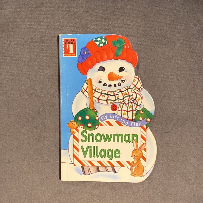 My Lift-the-Flap Snowman Village