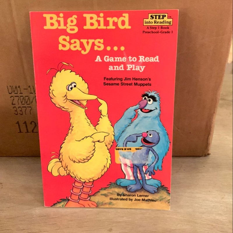 Big Bird Says…