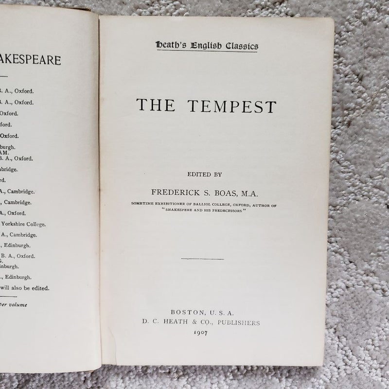 The Tempest (The Arden Shakespeare Edition, 1907)