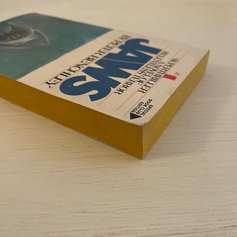 JAWS -Rare Book Club Edition -No Swimmer 1975