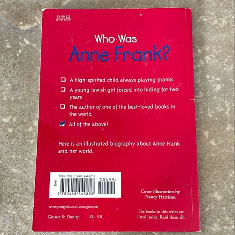 Who Was Anne Frank?