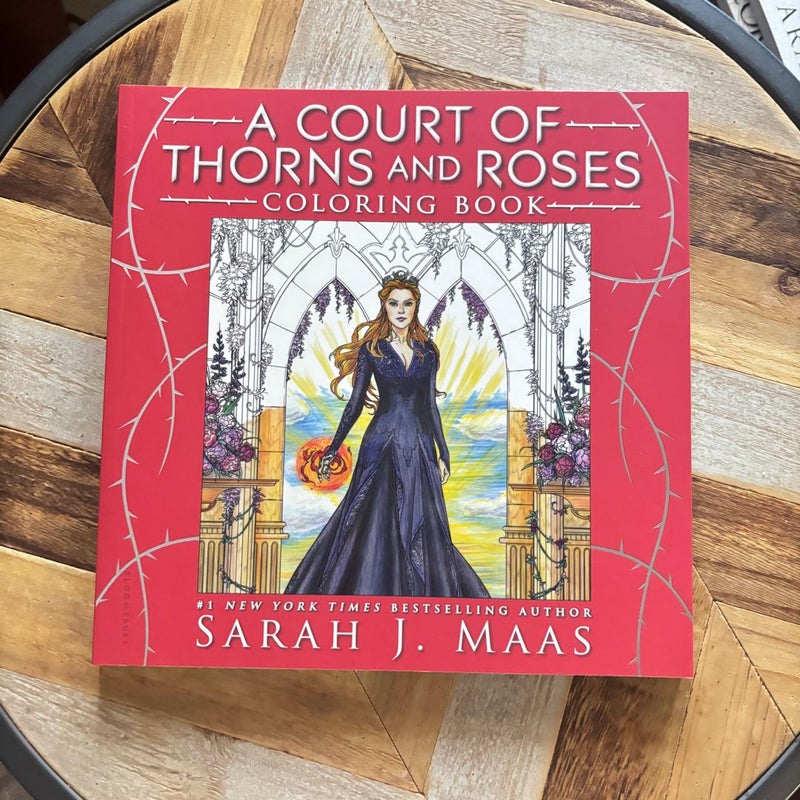 A Court of Thorns and Roses Coloring Book