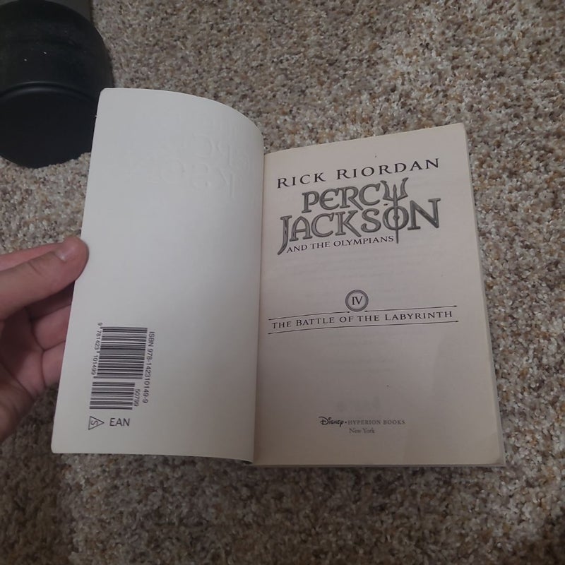 Percy Jackson and the Olympians, Book Four the Battle of the Labyrinth (Percy Jackson and the Olympians, Book Four)