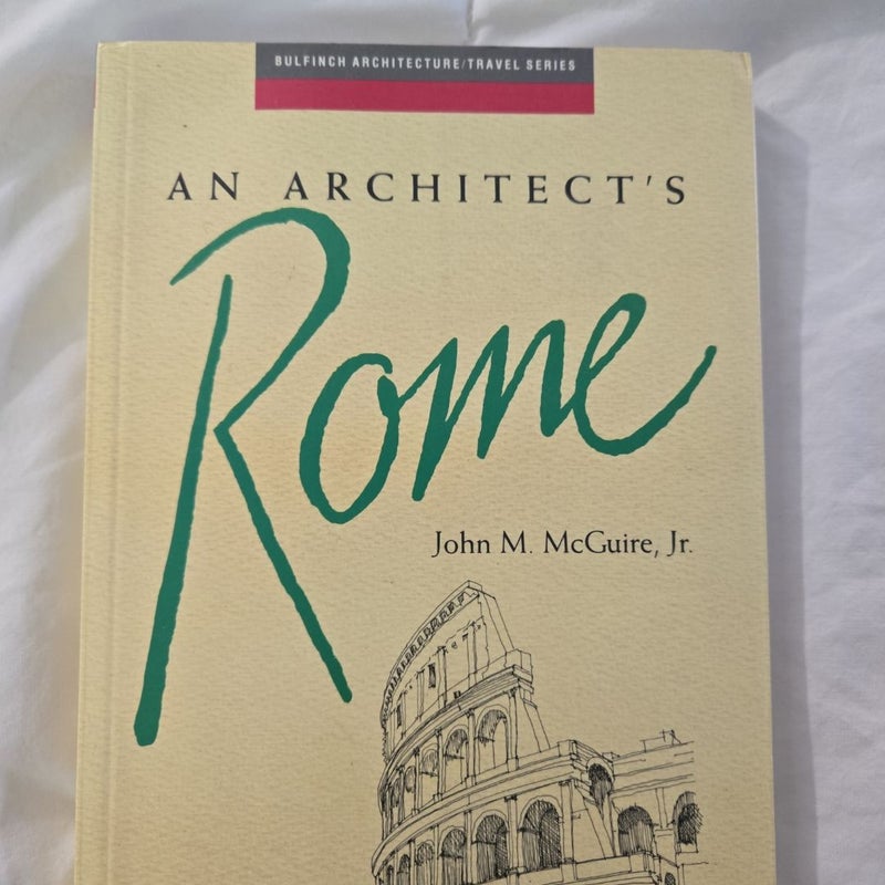 An Architect 's Rome by John M McGuire Jr paperback VG