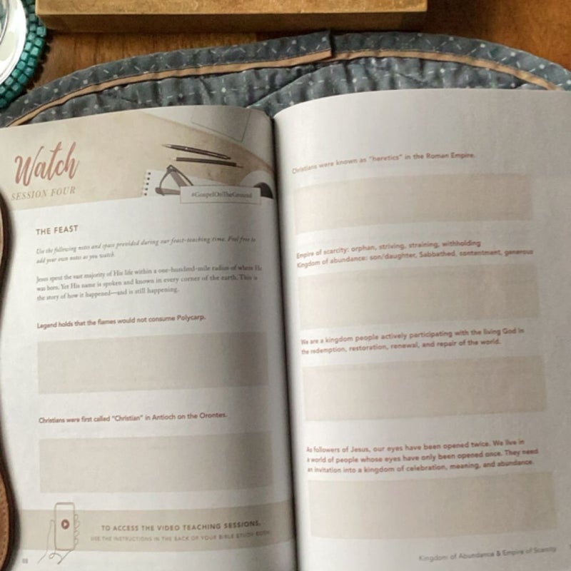 The Gospel on the Ground - Bible Study Book with Video Access