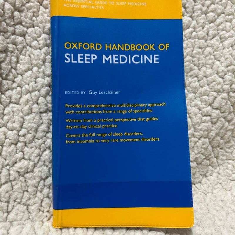 Oxford Handbook of Sleep Medicine