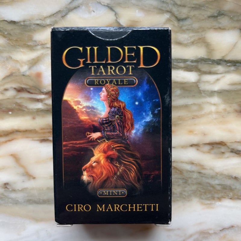 Gilded Tarot Royale Mini no guidebook included by Ciro Marchetti Paperback Pangobooks