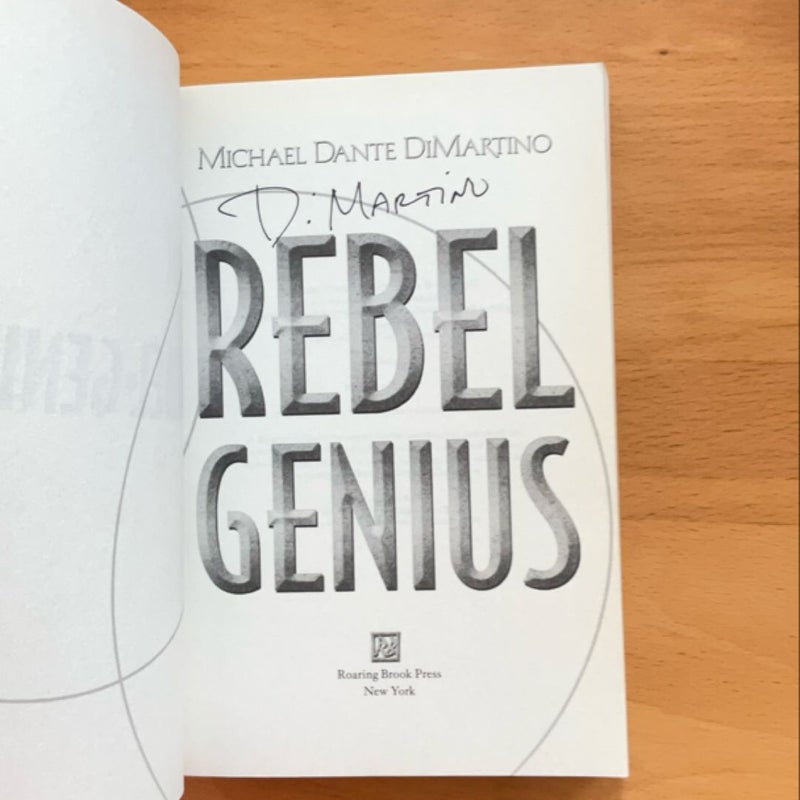 Rebel Genius (signed ARC)