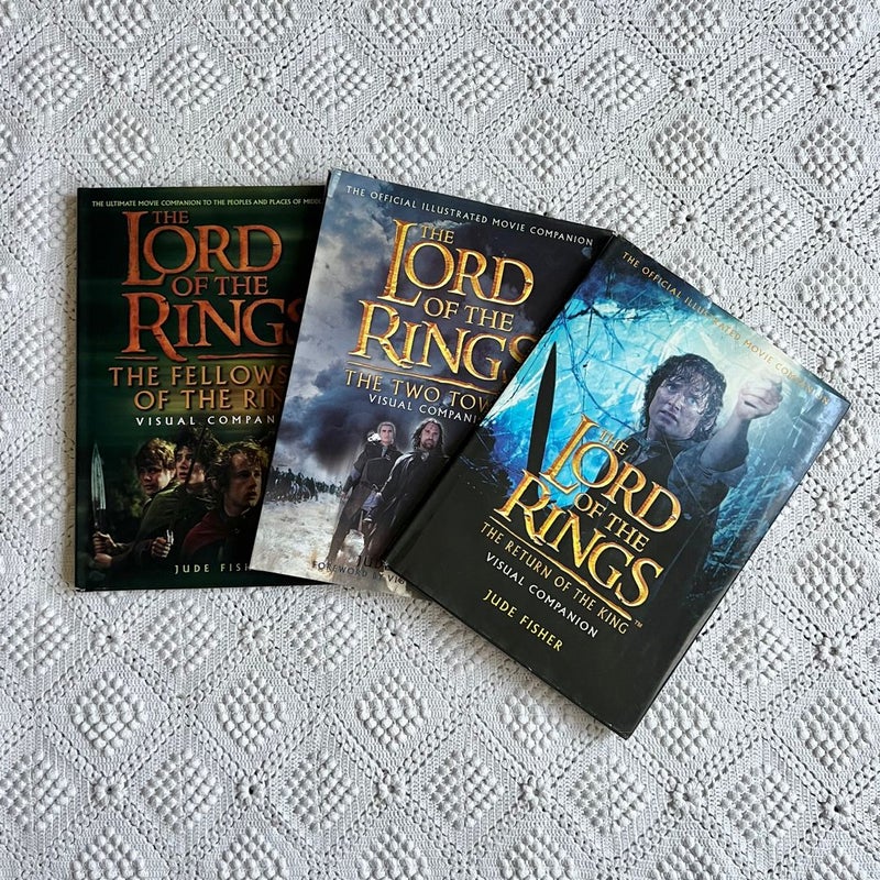 The Lord of the Rings Ultimate Visual Companion 3 Book Set