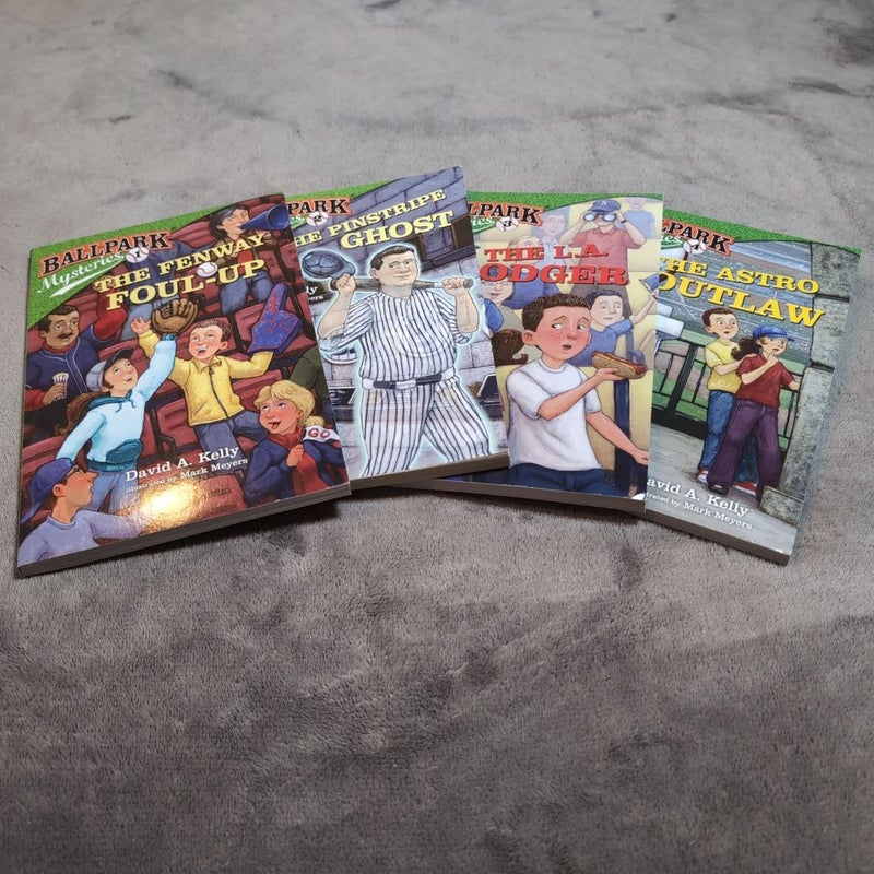 Ballpark Mysteries: the Dugout Boxed Set (books 1-4) - without box