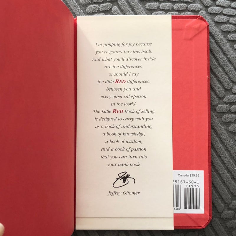 The Little Red Book of Selling