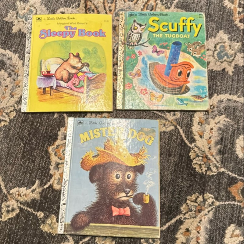 Little Golden Books Set of 3