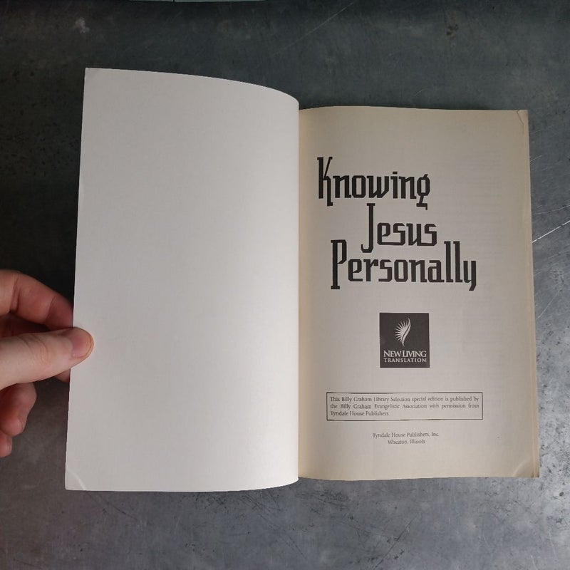 Knowing Jesus Personally 