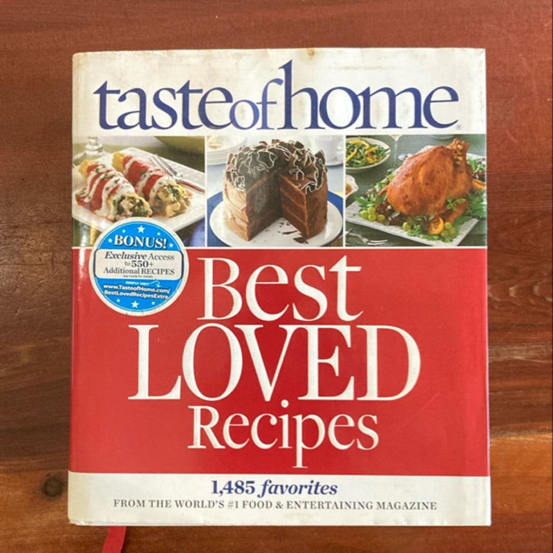 Taste of Home Best Loved Recipes