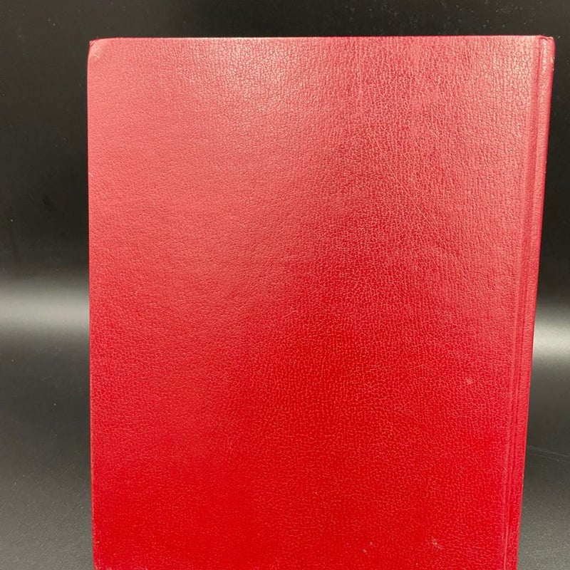 Red VTG 80’s Gold Book Beverly Hills Leather hardcover book