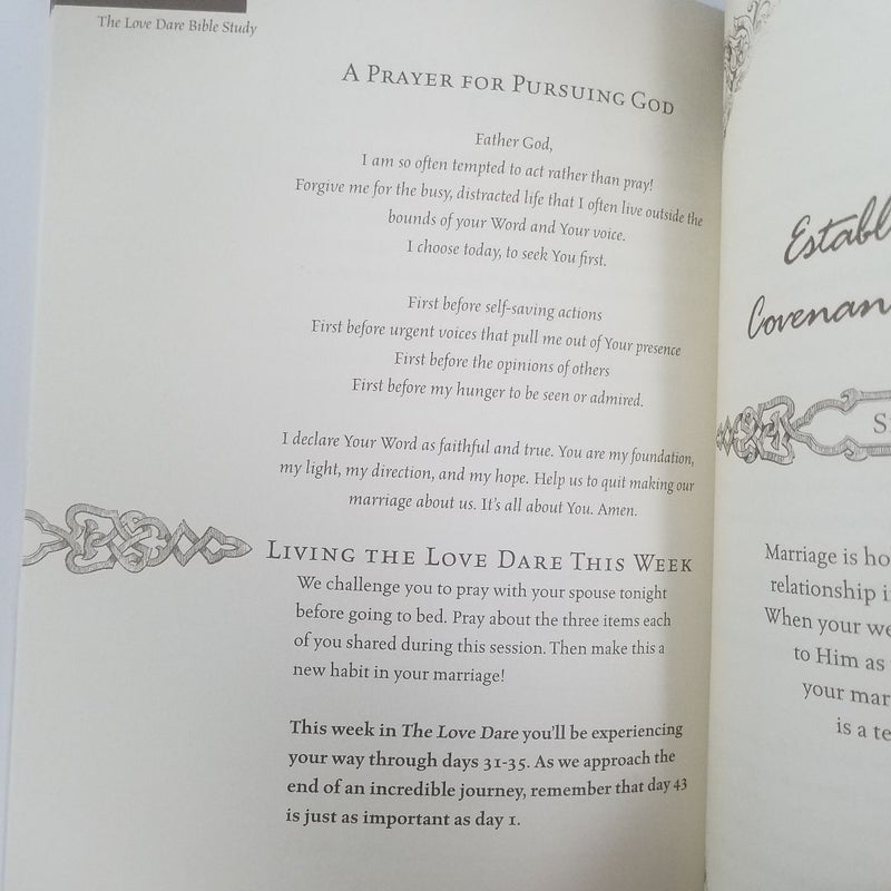 The Love Dare Bible Study - Member Book