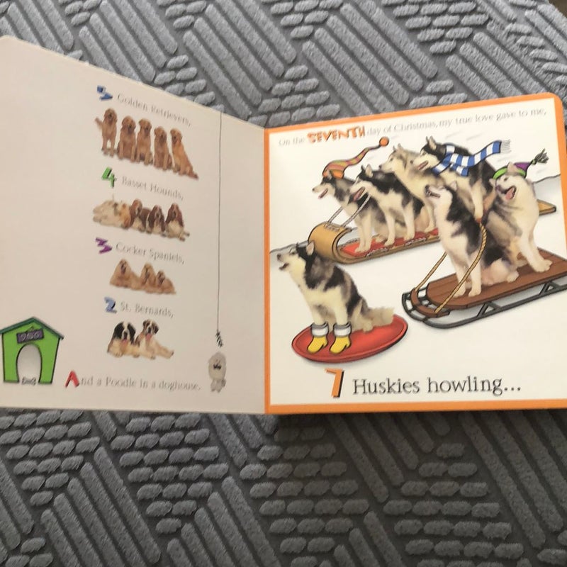 The Twelve Dogs of Christmas Board Book