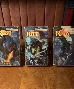 Year of the Rogue Dragon Trilogy: The Rage, The Rite, The Ruin, First Edition First Printing