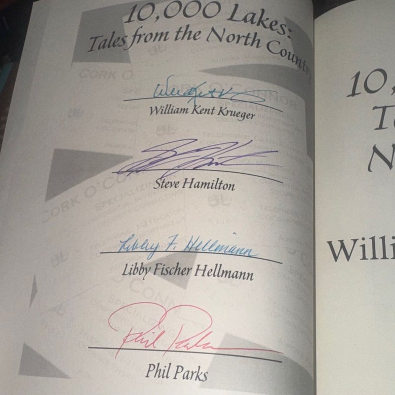 10,000 LAKES TALES FROM THE NORTH COUNTY SIGNED 