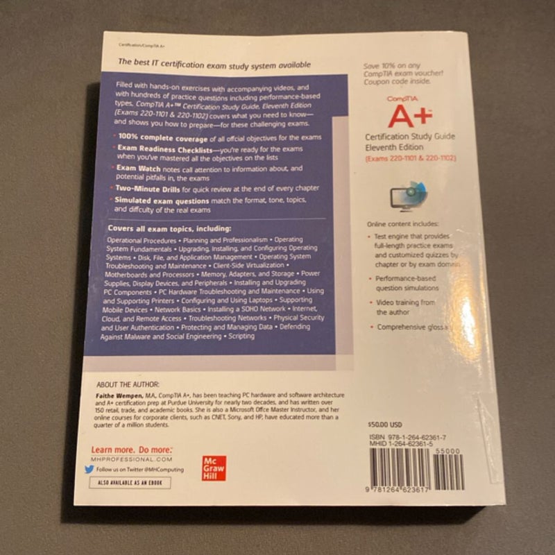 CompTIA a+ Certification Study Guide, Eleventh Edition (Exams 220-1101 & 220-1102)